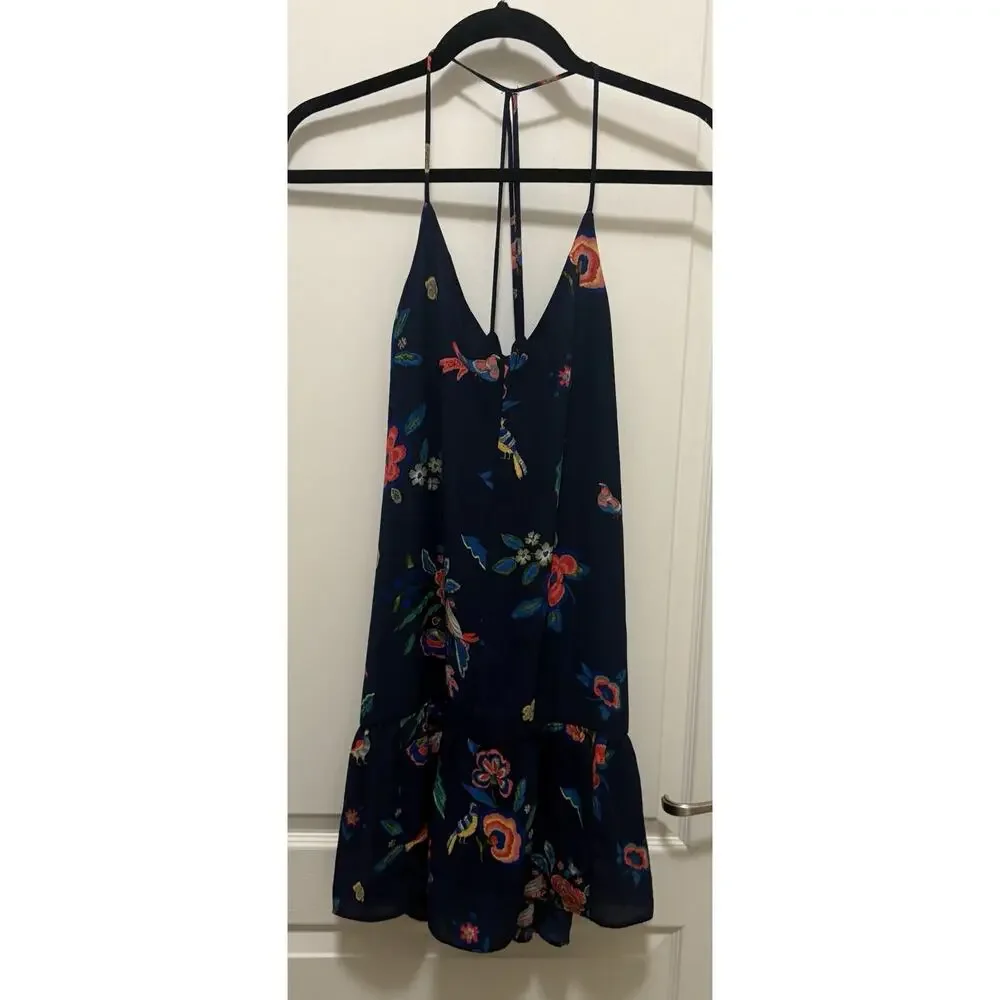 Y2K / Indie Aesthetic ✨ VIBRANT BOHO FLORAL SLIP DRESS